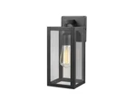 Hampton Bay Hurley 12 In. Matte Black Hardwired Outdoor Wall Light Lantern Sconc. Fixed Price $25.00.