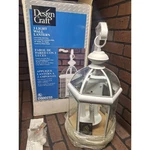 Design Craft 3 Light Wall Lantern White Finish Solid Brass. Fixed Price $36.45.