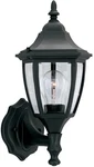 Designers Fountain 2462-BK Black 1-LIGHT 7" Cast Aluminum Wall Lantern. Fixed Price $40.26.