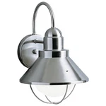 Kichler 9023 Nickel Seaside Single Light 14"H Outdoor Wall Sconce. Fixed Price $119.97.