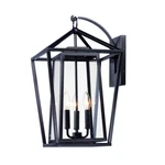 Maxim Lighting Artisan 3-LIGHT Outdoor Wall Sconce, Black 3176CLBK. Fixed Price $403.20.
