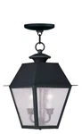 Livex Lighting 2167-04 Mansfield 9 Inch Black Outdoor Pendant Lantern. Fixed Price $343.97.