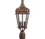 Minka Lavery Harrison, 3-LIGHT Outdoor Post, 120 Total Watts, Vintage Rust. Fixed Price $146.44.