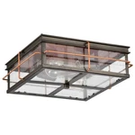 Nuvo 60-5834 2 Light Outdoor Flush Fixture Bronze & Copper Accent (with Bulb). Fixed Price $163.99.