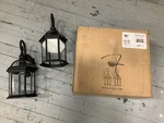 Trans Globe Twin Outdoor Swedish Iron Wall Lantern Sconce (2-PACK). Fixed Price $29.95.