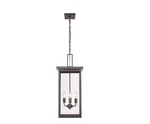 Millennium Lighting Barkeley 27" 4-LIGHT Bronze Outdoor Pendant Clear Glass. Fixed Price $99.90.