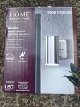 Home Decorators Collection Small Exterior Wall-mount Led Lantern Morrilton. Fixed Price $25.00.