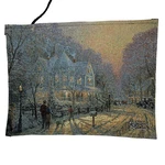 Thomas Kinkade Tapestry Fiber Optic Light Up Wall Hanging Holiday Gathering. Fixed Price $19.99.