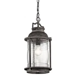 Kichler 49572 Weathered Zinc Ashland Bay 1-LIGHT Outdoor Pendant. Fixed Price $395.99.