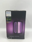 Philips Hue Impress Black Outdoor White & Color Led Wall Light Lantern Sconce. Fixed Price $114.00.