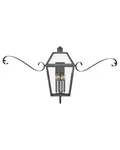 Hinkley Lighting 2774-SCR Nouvelle 3 27" Tall Outdoor Wall Blackened. Fixed Price $1299.00.