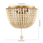 Safavieh Loris 2LT 13" Flush Mount, Reduced Price 2172771255 FLU4044A. Fixed Price $86.00.