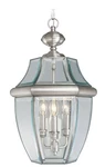 Livex Lighting 2355-91 Monterey Outdoor Pendant Chandeller Brushed Nickel. Fixed Price $399.96.