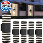 Yongjishun 4PACK 18INCH Led Square Up Down Wall LIGHTS24W Outdoor. Fixed Price $199.48.