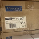 Progress Lighting P5729 Ceiling Mount Series 9-1/4" Two-light Black. Fixed Price $16.00.