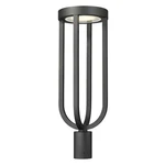 Z-lite Leland 1 Light 9" Outdoor Post Mount Fixture, Sand Blast 5005PHB-BK-LED. Fixed Price $307.70.