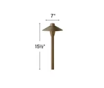 Hinkley Lighting 12V 16" Tall Center Mount Path Hardy Island 16005-MZ. Fixed Price $67.15.