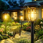 8PACK Led Solar Pathway Lights Outdoor Motion Sensor Landscape Garden Wall Lamps. Fixed Price $39.99.