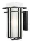 Abbey 1-LIGHT Outdoor Wall Sconce In Black. Fixed Price $196.00.