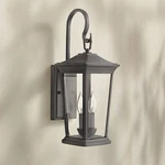 Hinkley Bromley 20" High Museum Black Outdoor Lantern Wall Light. Fixed Price $299.00.