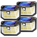Tecknet 231 Led Solar Motion Lights Outdoor, 300 Angle & 4 Pack, Cool White. Fixed Price $46.82.