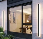 Aipsun 2 Pk Porch Wall Sconce Lights 56.3" Long Strip Fixture Black Led. Fixed Price $220.00.