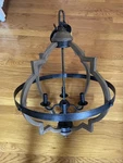 Sea Gull Lighting Socorro Foyer Pendant S5124904846 Stardust Entry Used. Fixed Price $249.95.
