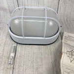 Sea Gull Lighting HC-227 Outdoor Bulkhead Wall White Finish New Heavy Duty. Fixed Price $59.99.
