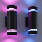 Wowlite Rgb Up And Down Lights Outdoor 2 Pack, Back Porch Wall. Fixed Price $142.26.