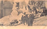 C.1905 First Train After 1888 Blizzard Rr Station South Norwalk Ct Post Card. Fixed Price $28.00.