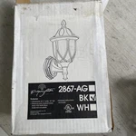 Designers Fountain 2867-BK 1 Light 7.5" Cast Aluminum Wall Black. Fixed Price $39.99.