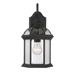 Kensington 1 Light Outdoor Wall Lantern Textured Black By Savoy House -. Fixed Price $198.00.