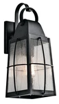Kichler 49553BKT Tolerand 1-LIGHT 17.75" Small Outdoor Wall In Textured Black. Fixed Price $294.99.