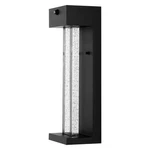 Miranda 5.13 In. Black Outdoor Lantern Sconce Iron/seeded Glass Dusk-to-dawn Led. Fixed Price $44.99.
