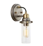Bellevue Single Light 11" Tall Bathroom Sconce Bronze Nickel CA9D300A-AN Lamp. Fixed Price $47.99.