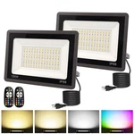 Lohas Led Flood Light Outdoor, Rgb 2 PACK-150W, (red, Green, Blue). Fixed Price $51.64.