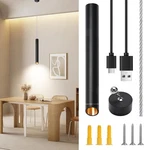 Rechargeable Pendant Lights Fixtures For Kitchen Island, Modern Light.... Fixed Price $65.02.