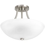 Progress Lighting P3748-09 2-100W Medium Base Semi-flush Convertible Brushed. Fixed Price $118.05.