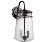 Lyndon 18 1/4" Bronze Outdoor Wall Light By Kichler. Fixed Price $249.99.