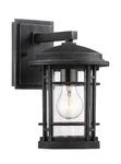 Designers Fountain 22421 Pewter Barrister Single Light 7"H Outdoor Wall Sconce. Fixed Price $35.80.