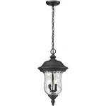 Z-lite 533CHM-BK Armstrong Outdoor Pendant Chandeller Black. Fixed Price $175.10.