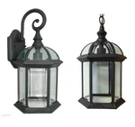 Aluminum Outdoor Exterior Lantern Wall Lighting Fixture Black Sconce Hanging. Fixed Price $18.99.