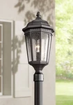 Kichler Courtyard 23 3/4" High Black Outdoor Post Light. Fixed Price $309.99.
