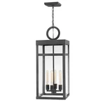 Hinkley Lighting Porter Outdoor 4-LT Single Tier Pendant, Zinc/clear 2808DZ-LL. Fixed Price $818.55.
