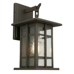 Matte Bronze One Light Outdoor Wall Mount From The Arlington Creek Collection. Fixed Price $139.99.