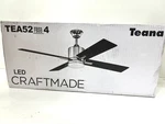 Craftmade Teana 52 In. Indoor Tri-mount Flat Black/satin Brass Ceiling Fan Led. Fixed Price $227.69.