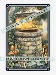 Night Lantern Metal Tin Sign Mystic Well Glow Home Garden Wall Hanging. Fixed Price $16.89.