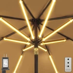 Outdoor Patio Umbrella Lights 1000 Lumens 15W Warm White Led Waterproof. Fixed Price $61.81.