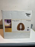 Designers Fountain Lika 60-WATT 1 Light Black Pendant With Mehana Wood Shade. Fixed Price $78.99.