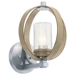 Kichler 59066 Grand Bank 13" Tall Outdoor Wall Sconce - Grey. Fixed Price $59.19.